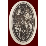 Necklace: Ceramic Divine Couples