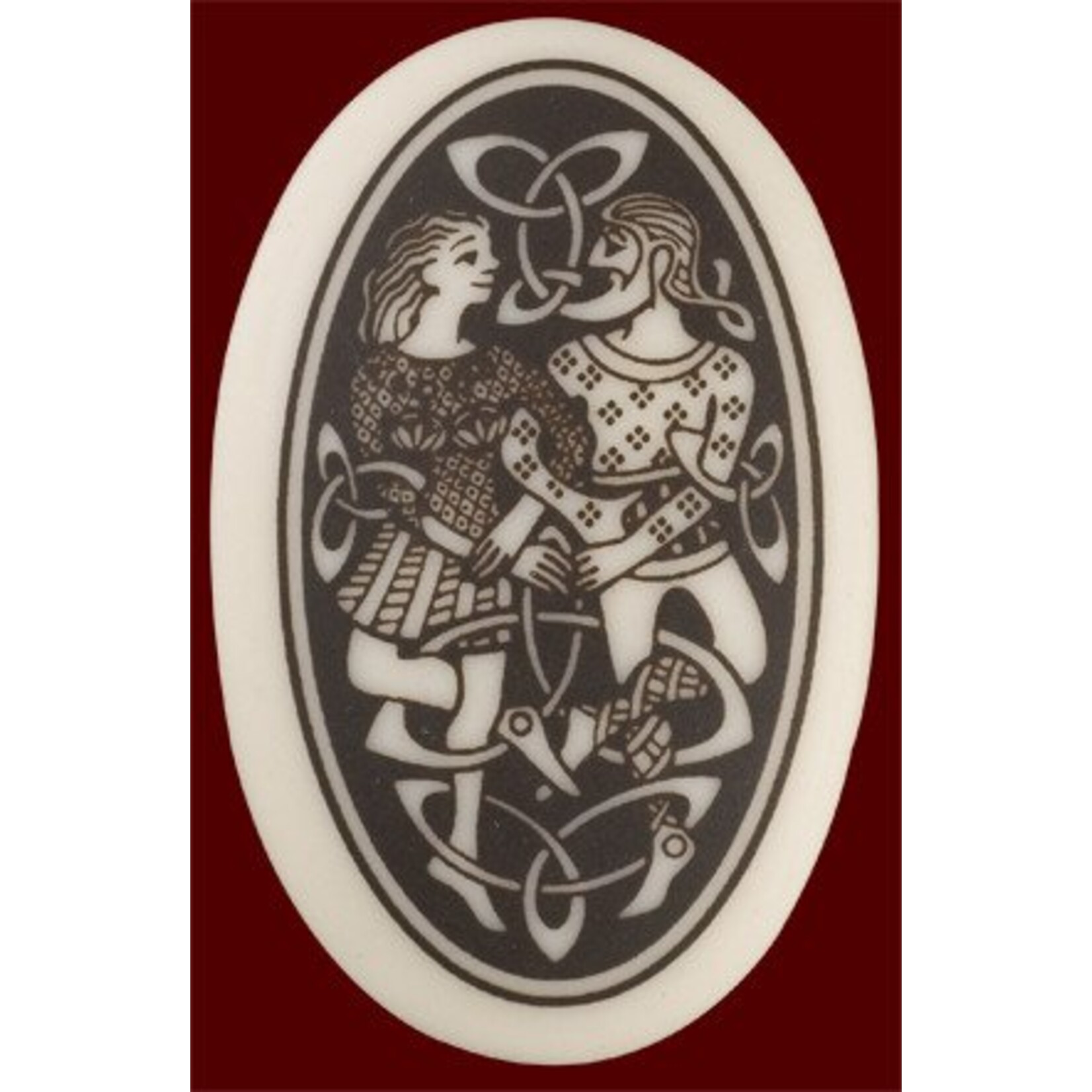 Necklace: Ceramic Divine Couples
