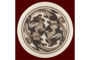 Necklace: Ceramic Dragon