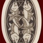 Necklace: Ceramic Fish