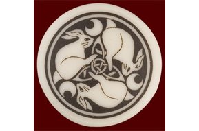 Necklace: Ceramic Hare