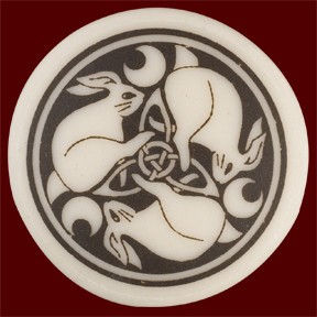 Necklace: Ceramic Hare