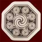 Necklace: Ceramic Spirals