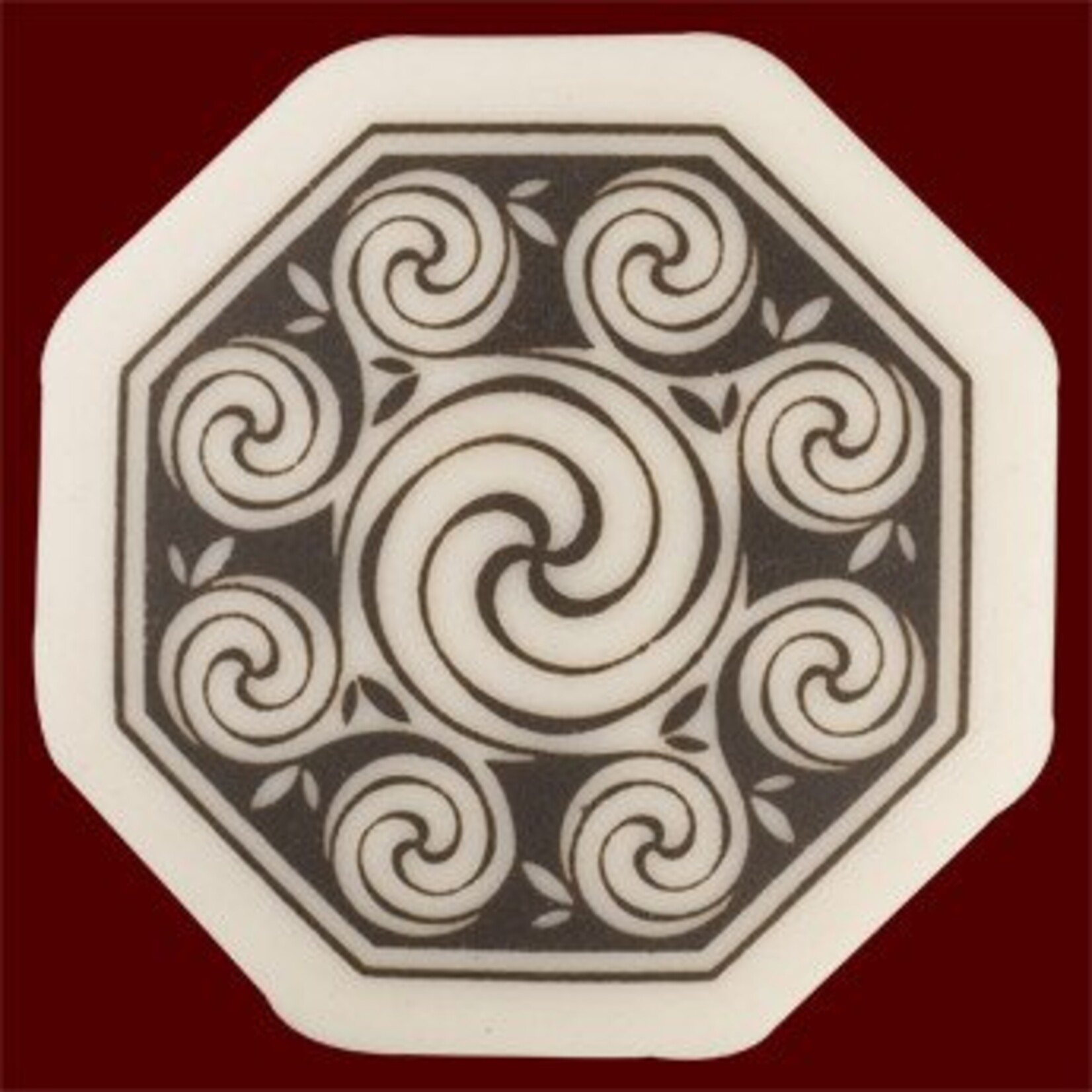 Necklace: Ceramic Spirals