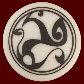 Necklace: Ceramic Spirals