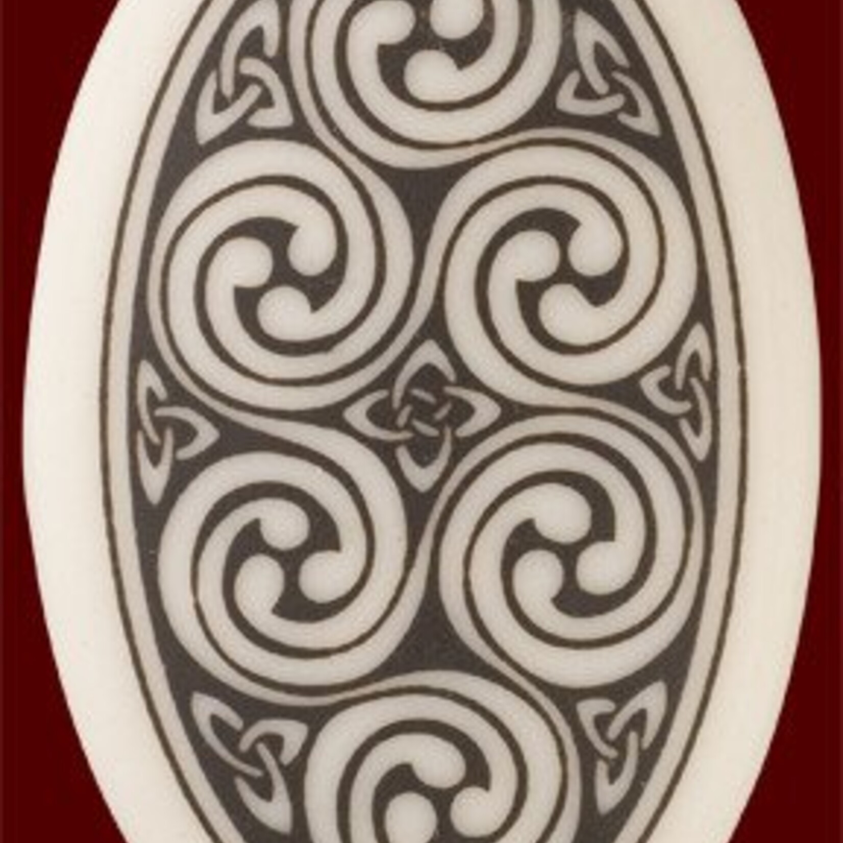 Necklace: Ceramic Spirals