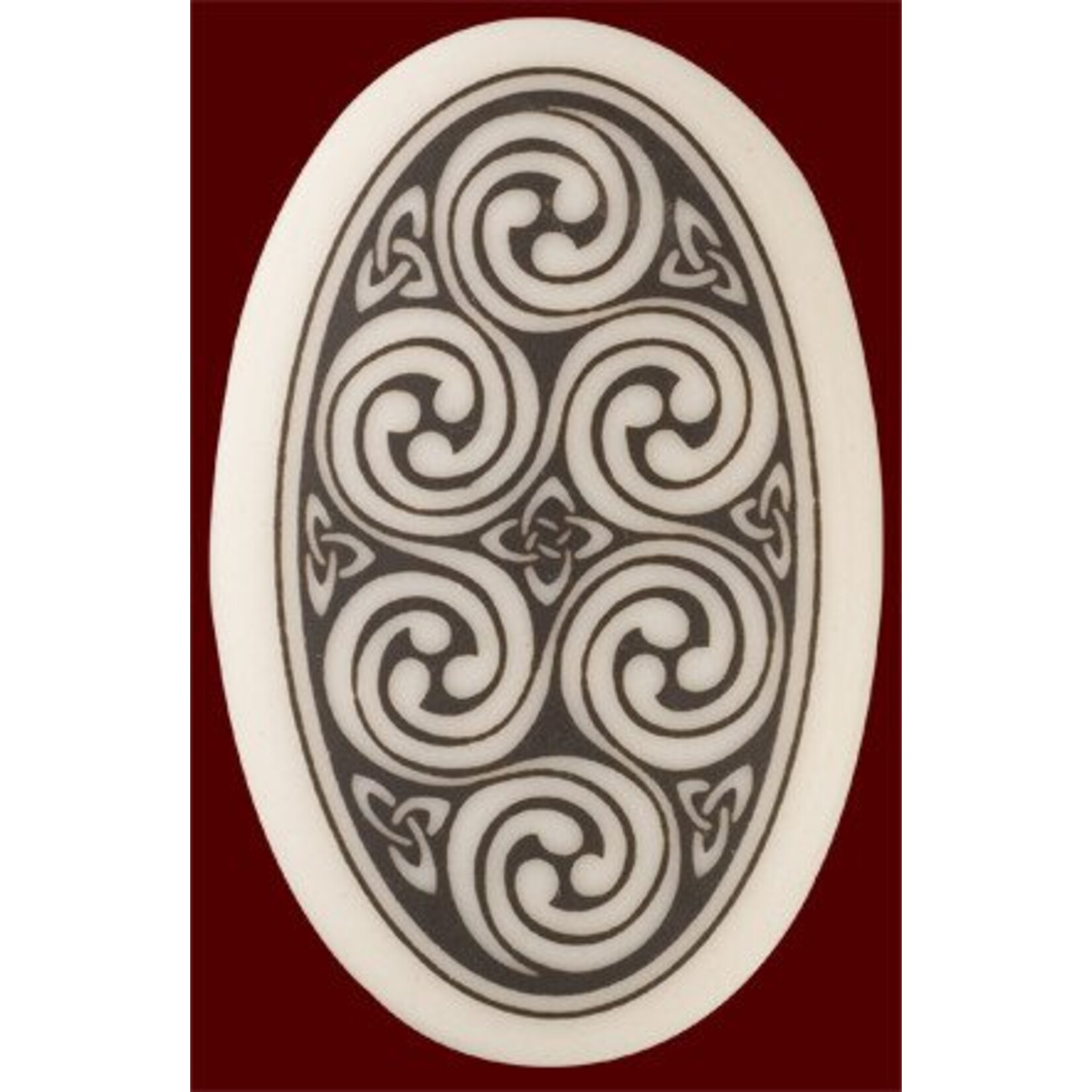 Necklace: Ceramic Spirals