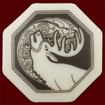 Necklace: Ceramic Stag