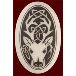 Necklace: Ceramic Stag