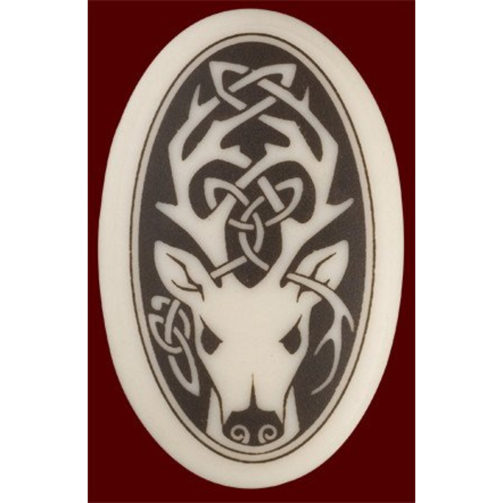 Necklace: Ceramic Stag