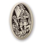 Necklace: Ceramic St. Florian