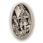 Necklace: Ceramic St. Florian