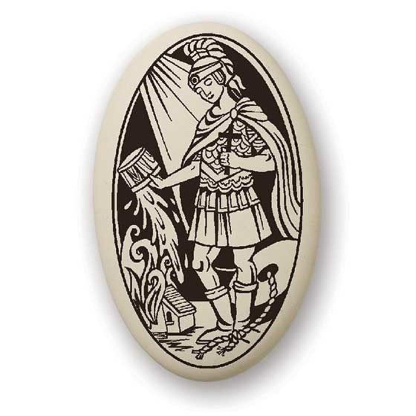 Necklace: Ceramic St. Florian