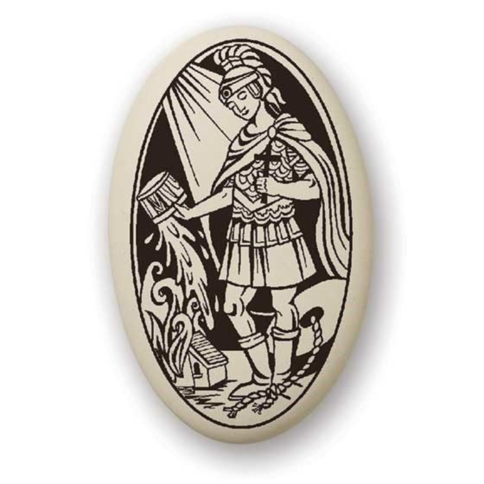 Necklace: Ceramic St. Florian