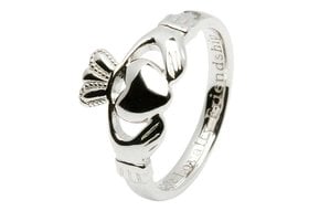 Ring: SS Claddagh. Ladies Insc
