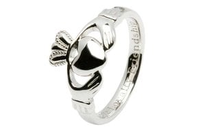 Ring: SS Claddagh. Ladies Insc