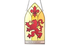 Stained Glass: Rampant Lion