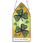 Clara Stained Glass: Irish Shamrock Gothic