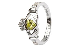 Ring: SS Clad August Peridot