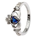 Ring: SS Clad September Sapphire