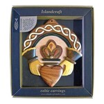 Clara Plaque: Wood Carved Claddagh *