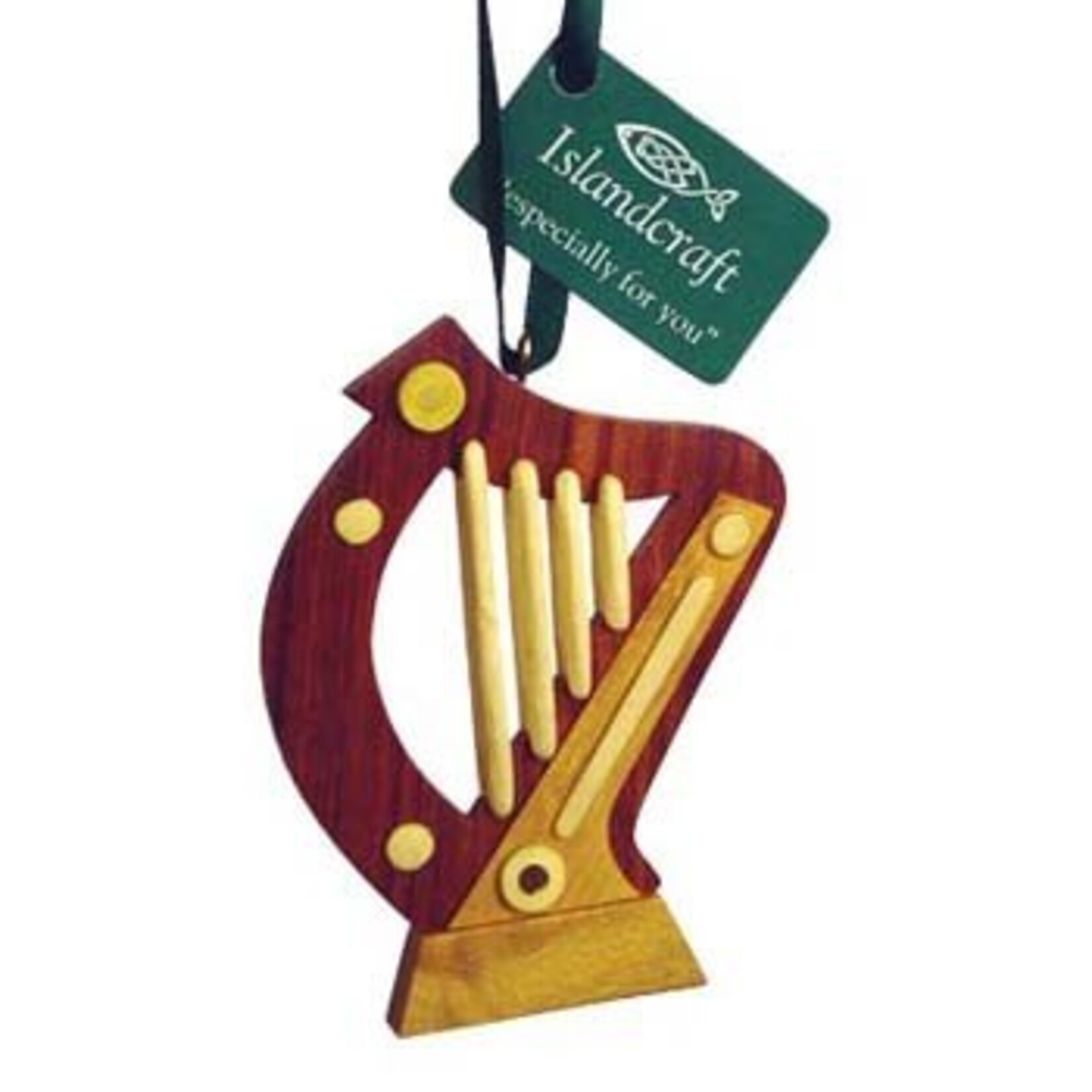 Ornament: Wood Harp