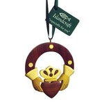 Ornament: Wood Claddagh Ring