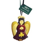 Ornament: Wood Celtic Angel
