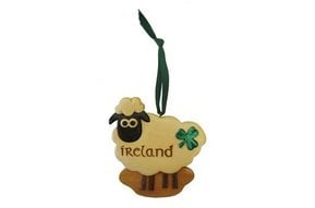 Ornament: Wood Sheep