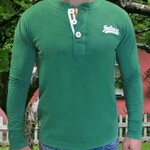 Shirt: Ireland Three Button Henley