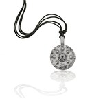 H & Y Necklace: Celtic Round Pewter