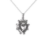 Necklace: Luckenbooth Silver/Marcasite