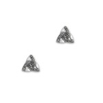 H & Y Earrings: Celtic Trinity Silver/Marcasite