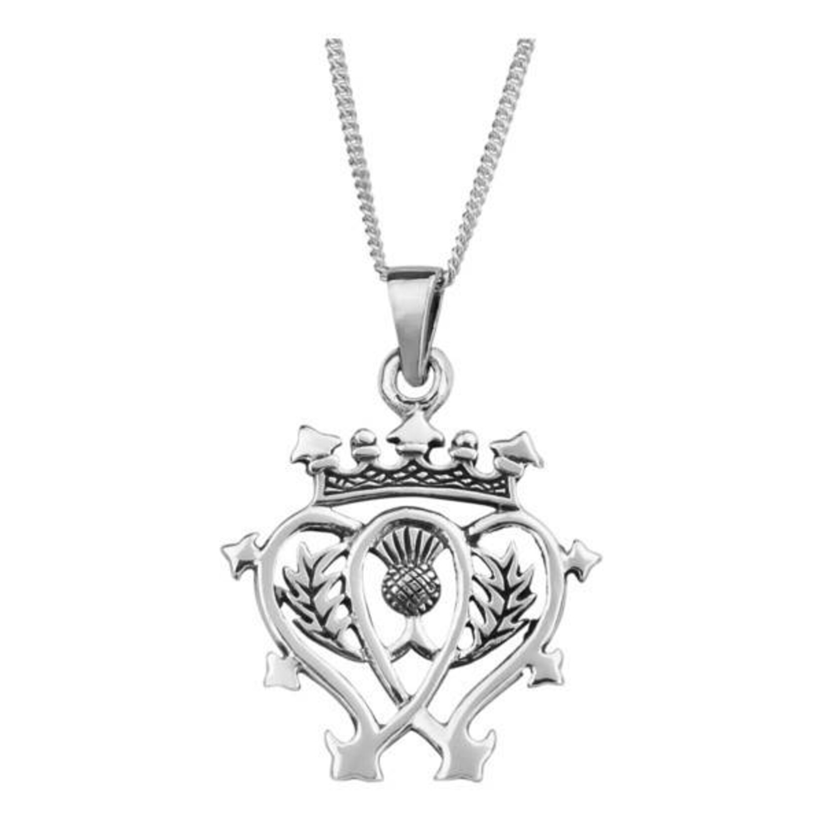 H & Y Necklace: Silver Luckenbooth