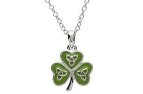 Pendant: Platinum Shamrock