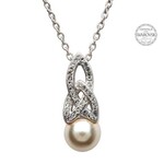 Shanore Necklace: SS Trinity White Swarovski