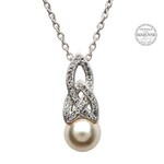 Necklace: SS Trinity White Swarovski