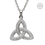 Necklace: SS Trinity White Swarovski