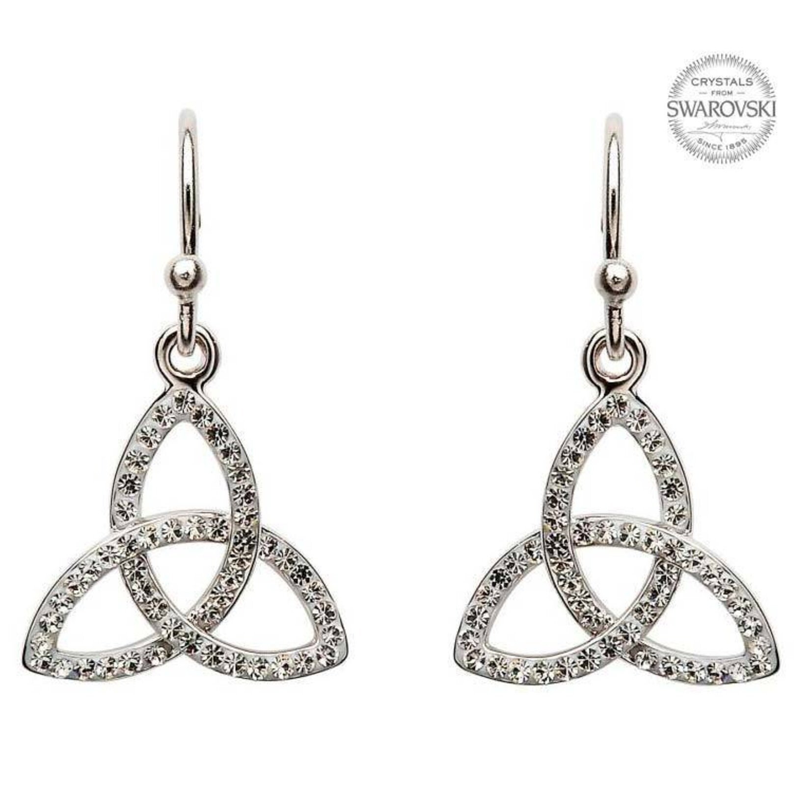 Earrings: SS Trinity White Swarovski