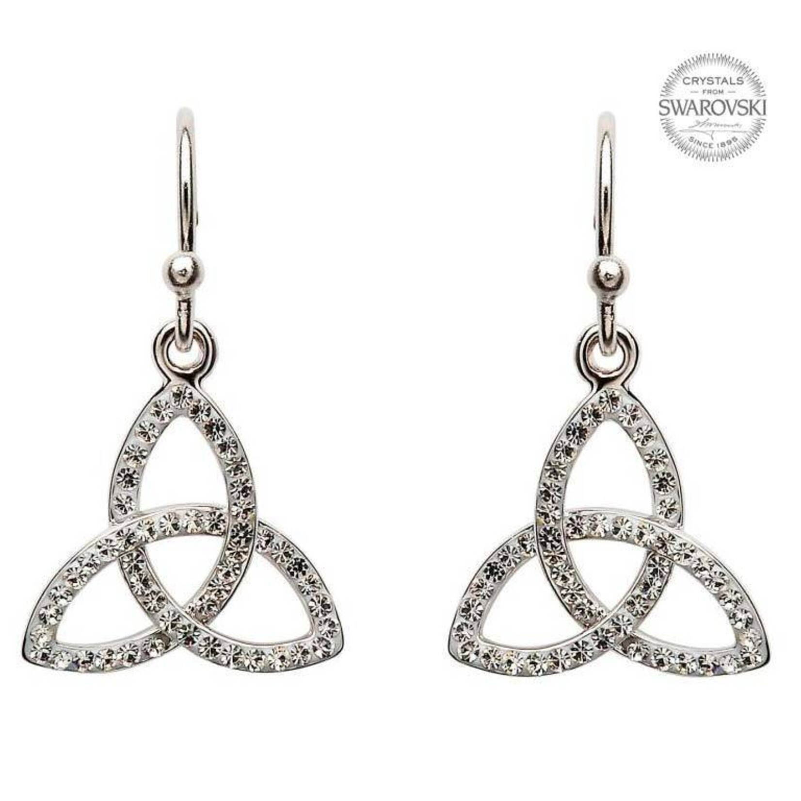 Earrings: SS Trinity White Swarovski
