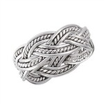 Welman Ring: Silver Weave Ring, SS