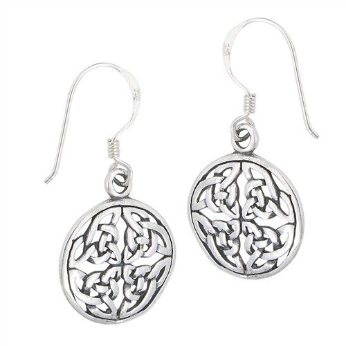 Earring: SS Circle Endless Knot