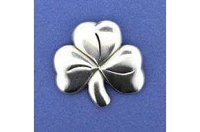 Brooch: Shamrock Pewter