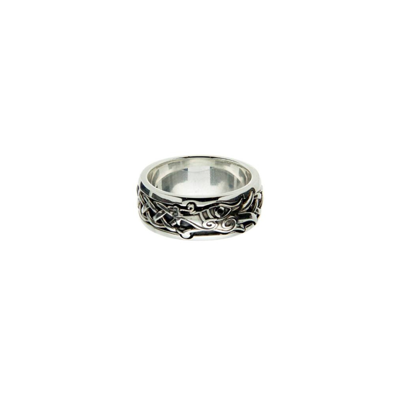 Ring: Sterling Silver/Black Dragon