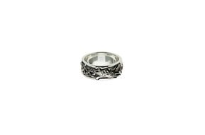 Ring: Sterling Silver/Black Dragon