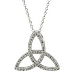 Shanore Necklace: SS White Swarovski Trinity
