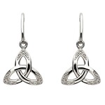 Earrings: SS CZ Trinity