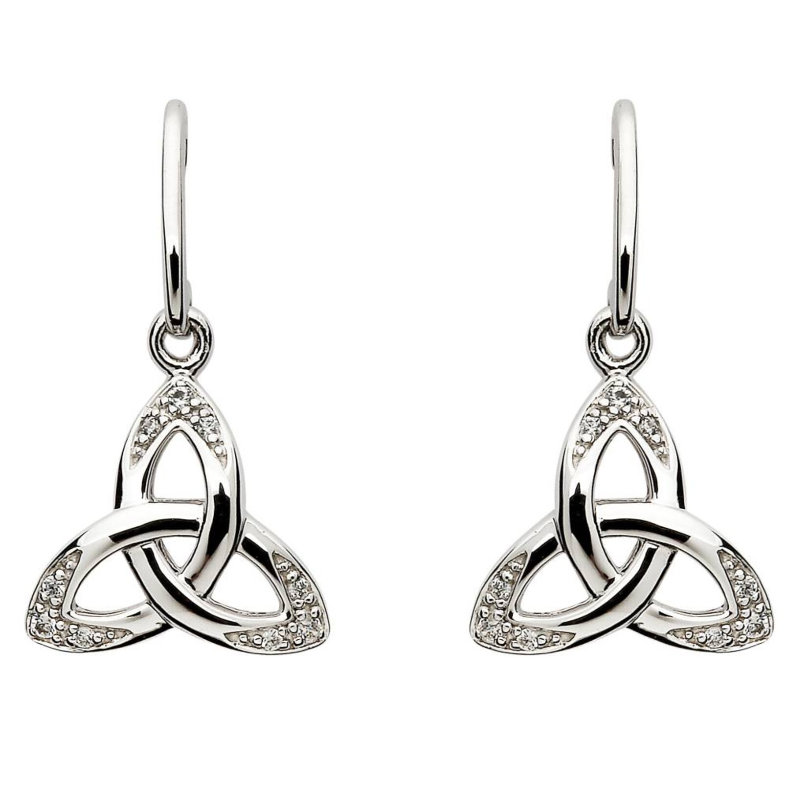 Earrings: SS CZ Trinity