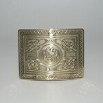Glen Esk Buckle: Highland Swirl, Brass