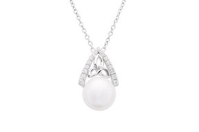 Pendant: SS Trinity with pearl